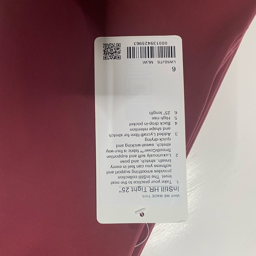 InStill High-Rise Tight 25" size 6